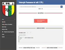Tablet Screenshot of paranajudo.org.br